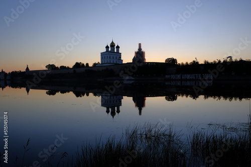Sunrise in June, Pskov, Russia