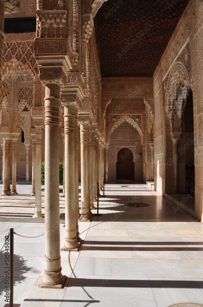 Beautiful Alhambra Palace in Granada, Spain