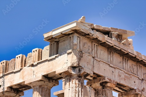 Parthenon Ancient Greek located in Athens Greece