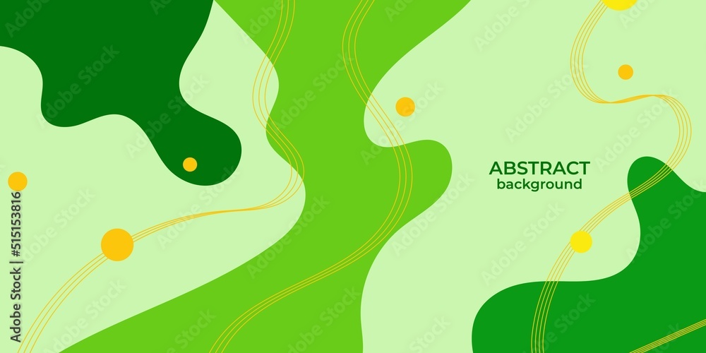 Modern green geometric business banner design. creative art banner design with wave shapes and lines for template. Simple purple horizontal banner. Eps10 vector