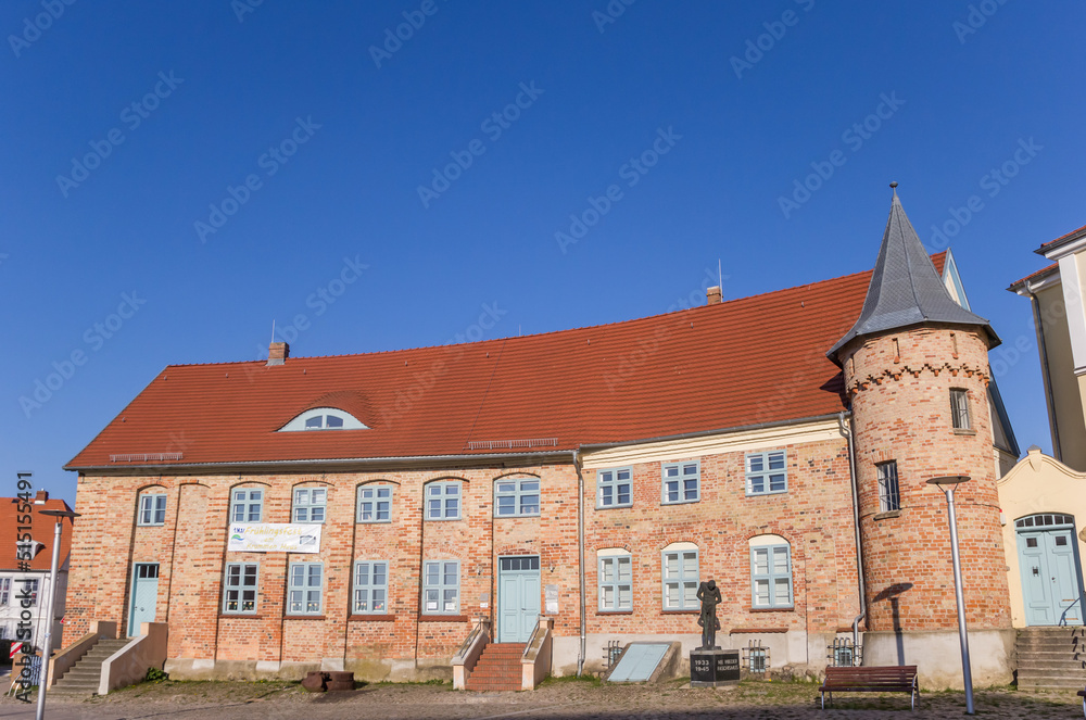 Historic castle in the center of Butzow, Germany