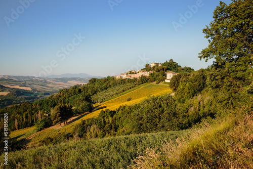 View of Belvedere Fogliense, Italy