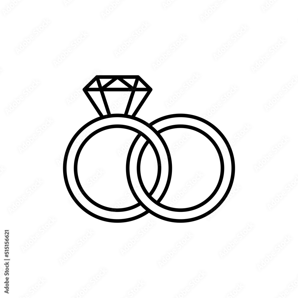 ring icon flat style trendy stylist simple ring icon flat style trendy stylist simple
