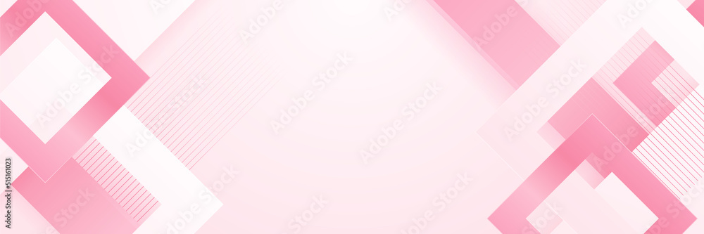 Abstract pink banner. Designed for background, wallpaper, poster, brochure, card, web, presentation, social media, ads. Vector illustration design template.