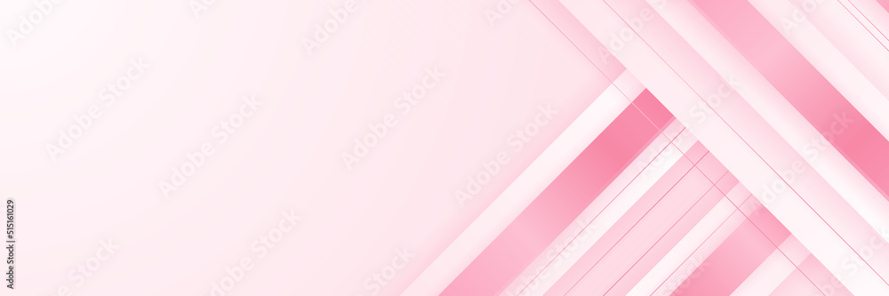 Obraz premium Abstract pink banner. Designed for background, wallpaper, poster, brochure, card, web, presentation, social media, ads. Vector illustration design template.