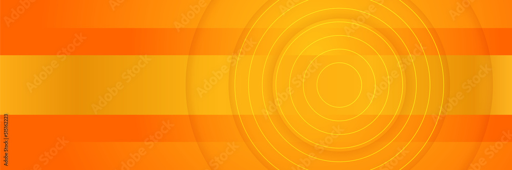 Abstract orange and yellow banner. Designed for background, wallpaper, poster, brochure, card, web, presentation, social media, ads. Vector illustration design template. Abstract orange and yellow banner. Designed for background, wallpaper, poster, brochure, card, web, presentation, social media, ads. Vector illustration design template.