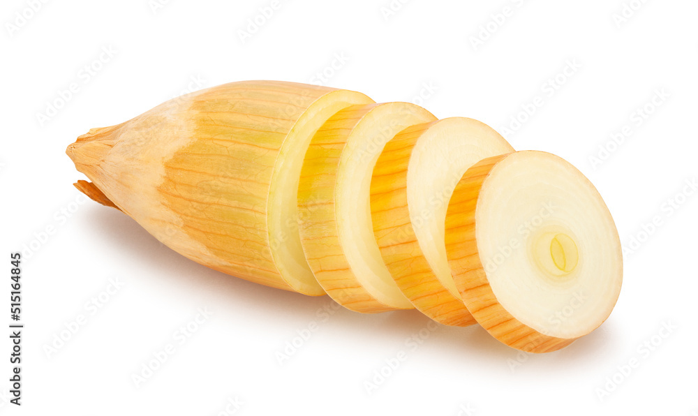 shallots onion path isolated on white shallots onion path isolated on white