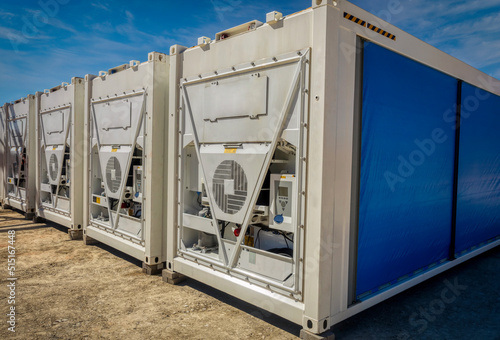 refrigerated containers photo