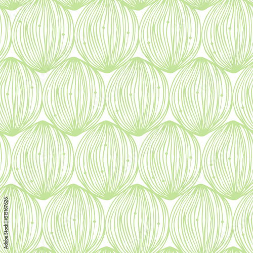 Abstract vector pattern. Seamless ornate decorative background with clews