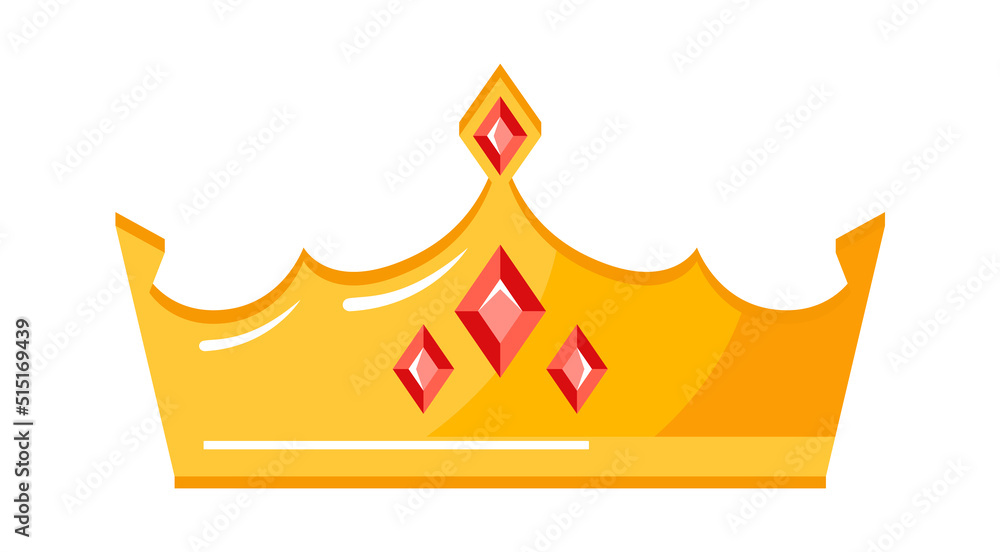 Fototapeta premium Golden Royal Crown. Vector illustration
