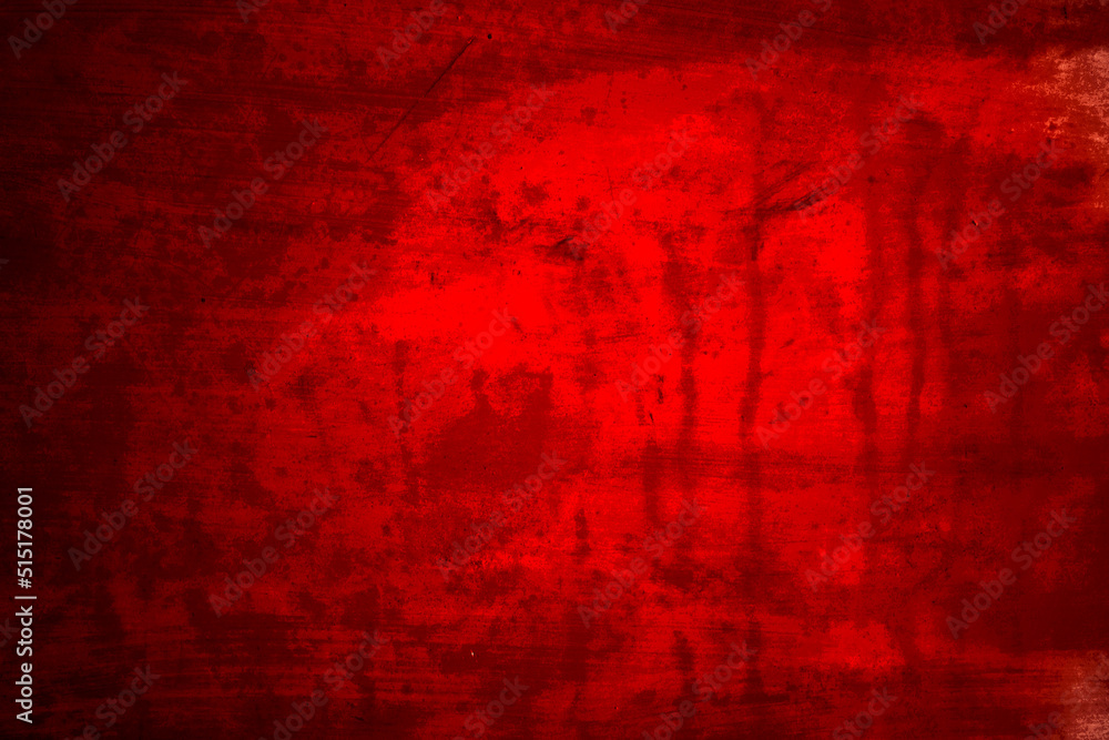 Red Background. Scary bloody wall. white wall with blood splatter for halloween background.