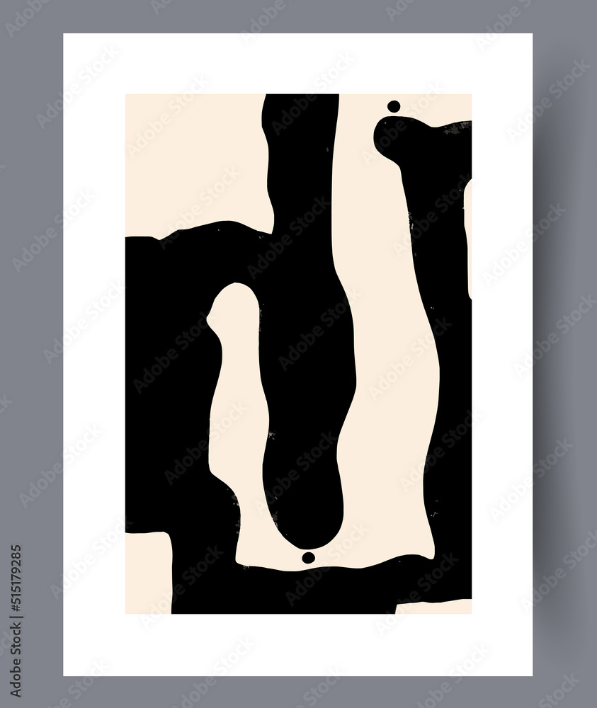 Minimalistic hand drawn wall art banners. Minimal Scandinavian designs