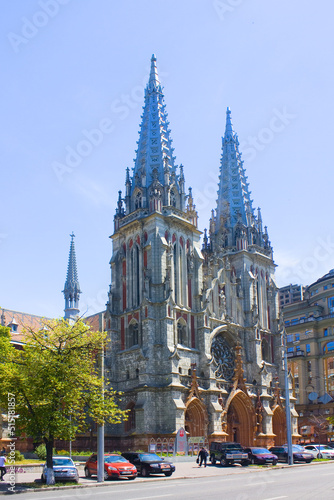 St. Nicholas Roman Catholic Cathedral (House of Organ Music) in Kyiv, Ukraine 