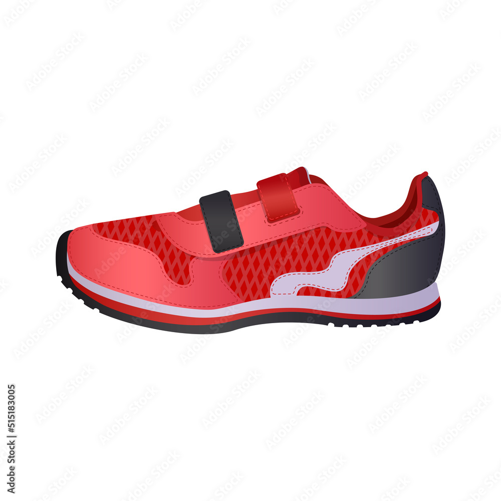 Realistic sneakers. Sports shoes in detailed style. Realistic sneakers. Sports shoes in detailed style.
