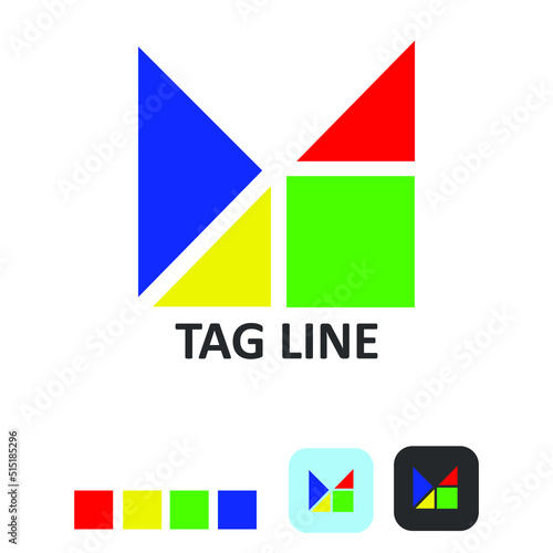 Free Download simple initial logo for business and others. - GFXLoad