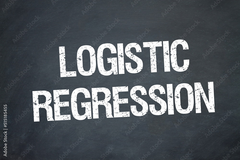 Fototapeta premium Logistic regression