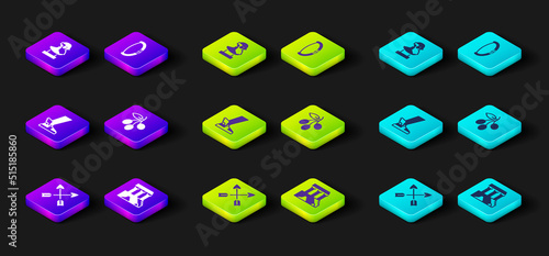 Set Crossed arrows, Parthenon, Hermes sandal, Olives branch, Medieval bow and Ancient bust sculpture icon. Vector