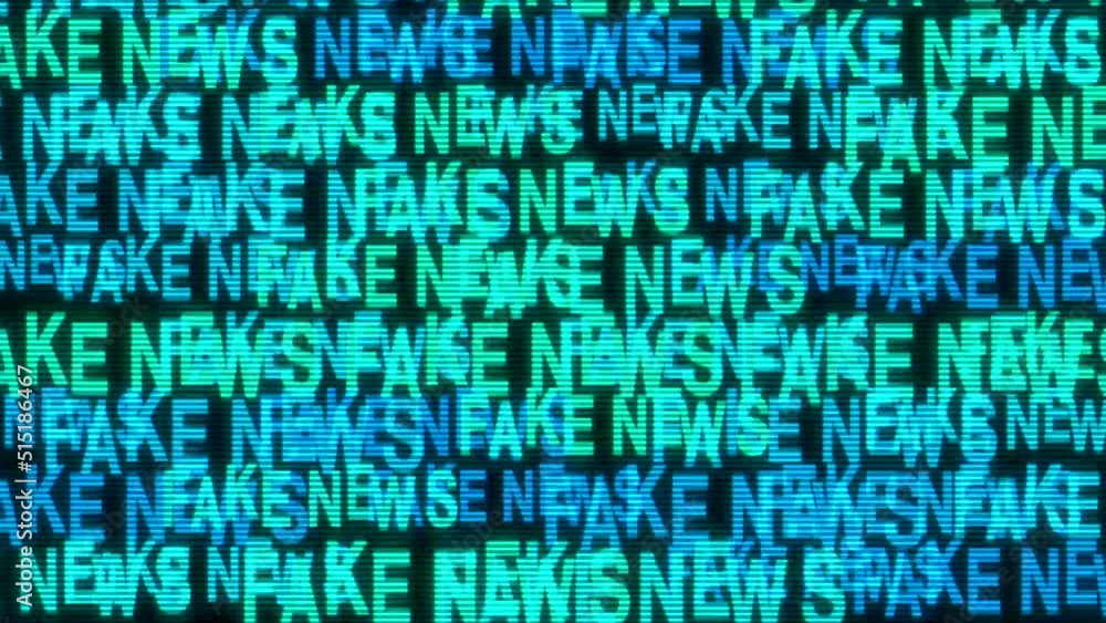 Fake News Kinetic Animated Text Fake News Kinetic Animated Text