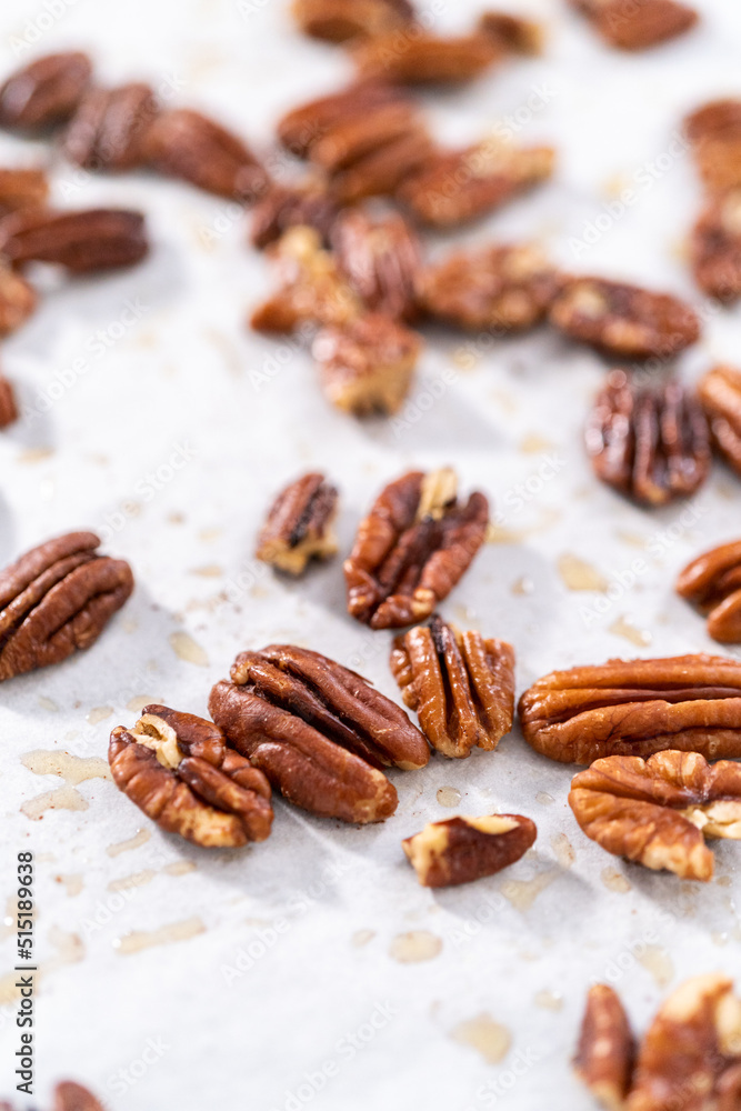 Toasted pecans Toasted pecans