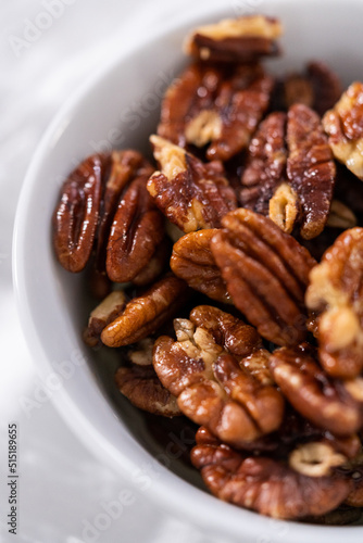 Toasted pecans