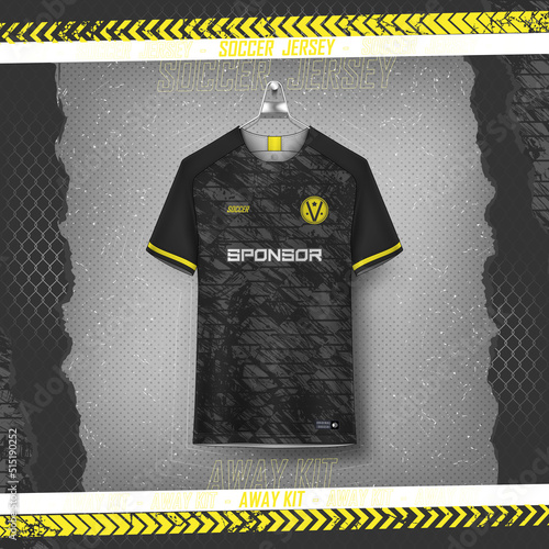 Soccer jersey design for sublimation, sport t shirt design