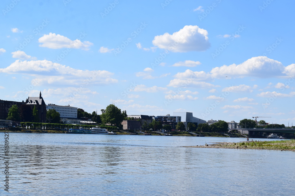 Naklejka premium Rheinufer Bonn
