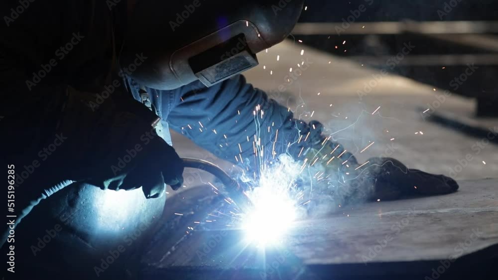 Welder working in romanian factory 5 Welder working in romanian factory 5