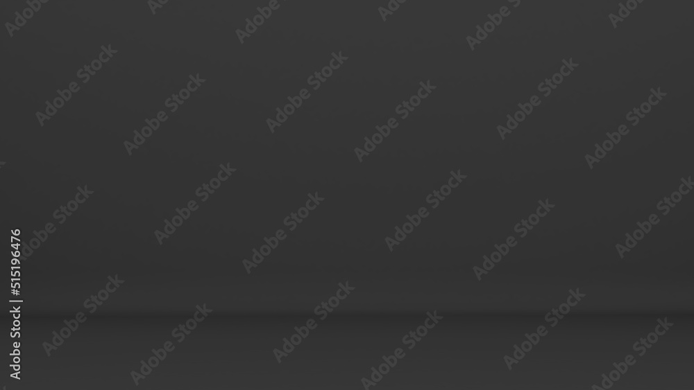 black background wall with floor,black backdrop, mock up for product presentation, 3d rendering black background wall with floor,black backdrop, mock up for product presentation, 3d rendering