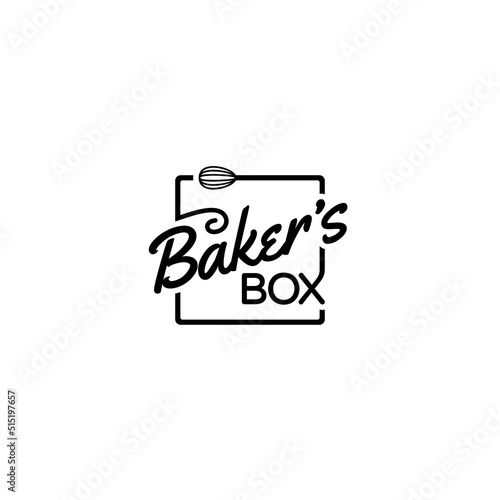 Baker Box logo or wordmark design