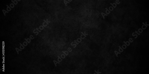 Dark black grunge textured concrete background. Panorama dark grey black slate background or texture. Vector black concrete texture. Stone wall background.	
