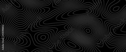 Topographic map background concept. Topo contour map. Rendering abstract illustration. Vector abstract illustration. Geography concept. paper texture design .Imitation of a geographical map .