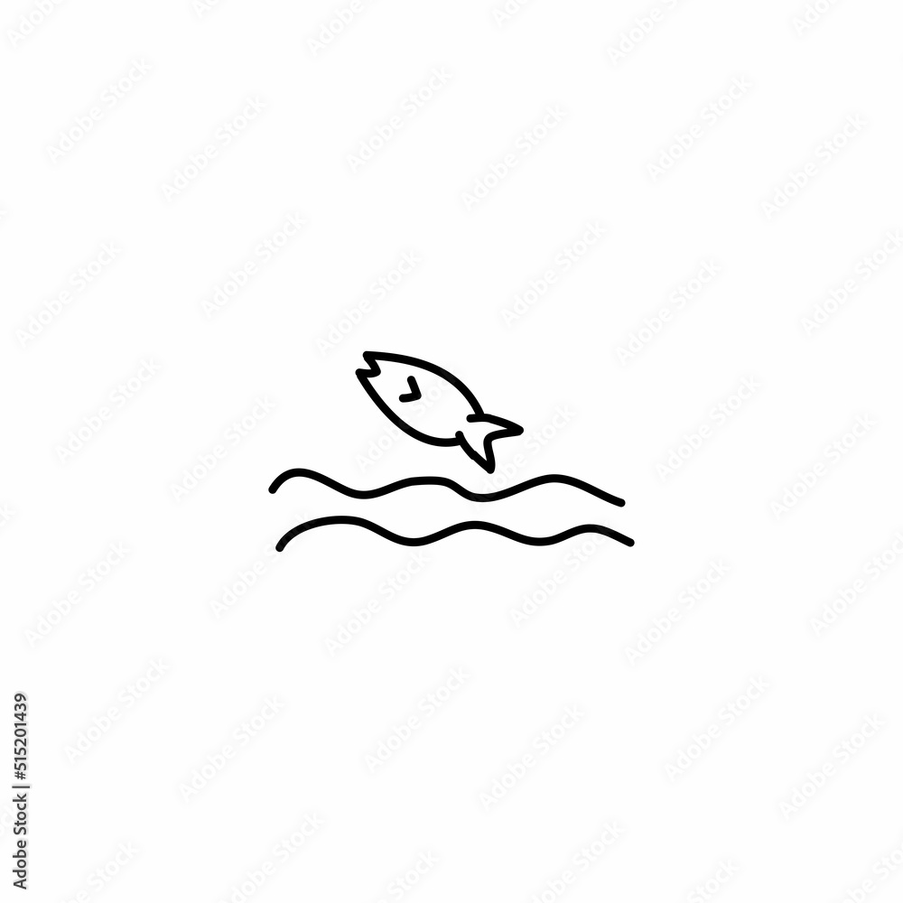 Obraz premium Hand drawn Sea icon, simple doodle icon