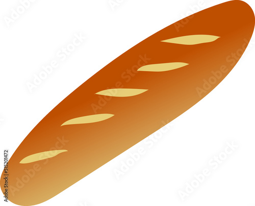 こんがり焼けたフランスパン
