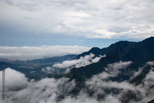 Lushan Mountain in the cloud and mist