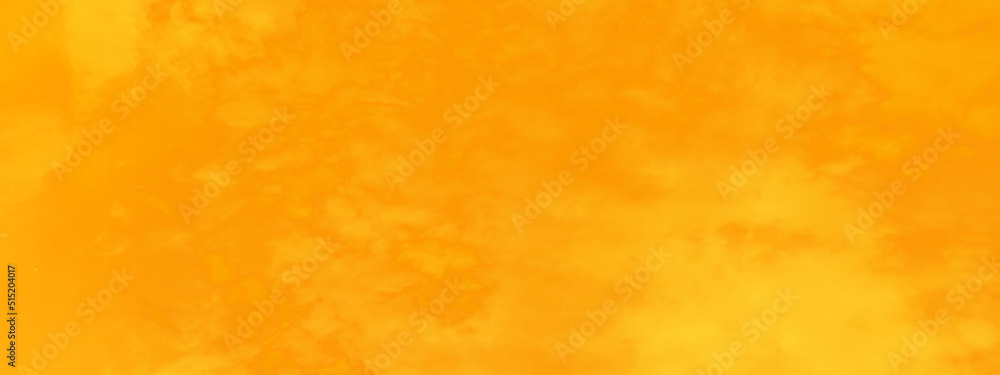 Abstract soft colorful orange background with clouds,  yellow and orange burning overcast clouds cape sky with tiny clouds, beautiful orange background for any design and wallpaper.