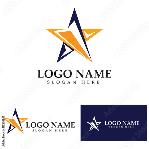 Free Download Star logo design illustration vector with modern concept  - GFXLoad
