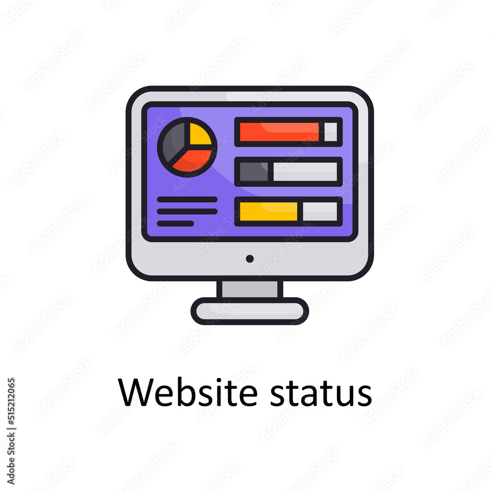 Web Analysis vector Filled outline Icon Design illustration. Project Managements Symbol on White background EPS 10 File Web Analysis vector Filled outline Icon Design illustration. Project Managements Symbol on White background EPS 10 File