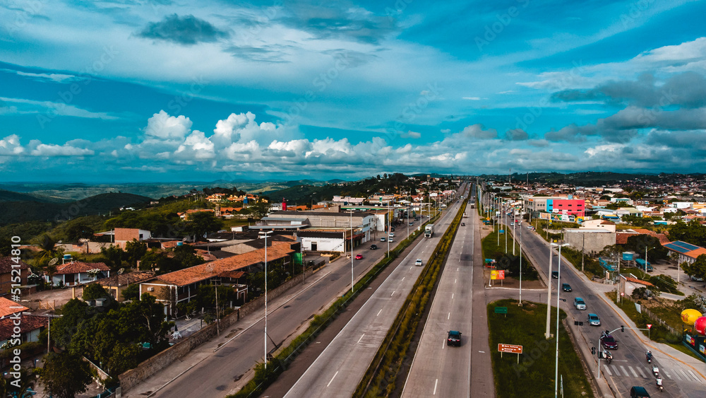 Fototapeta premium Pedreira Mina Mineradora Pedras Extração Geologia Pedras Pedra Rochas Rocha Pernambuco Caminhões Maquinário Industrial Estrada Rodovia