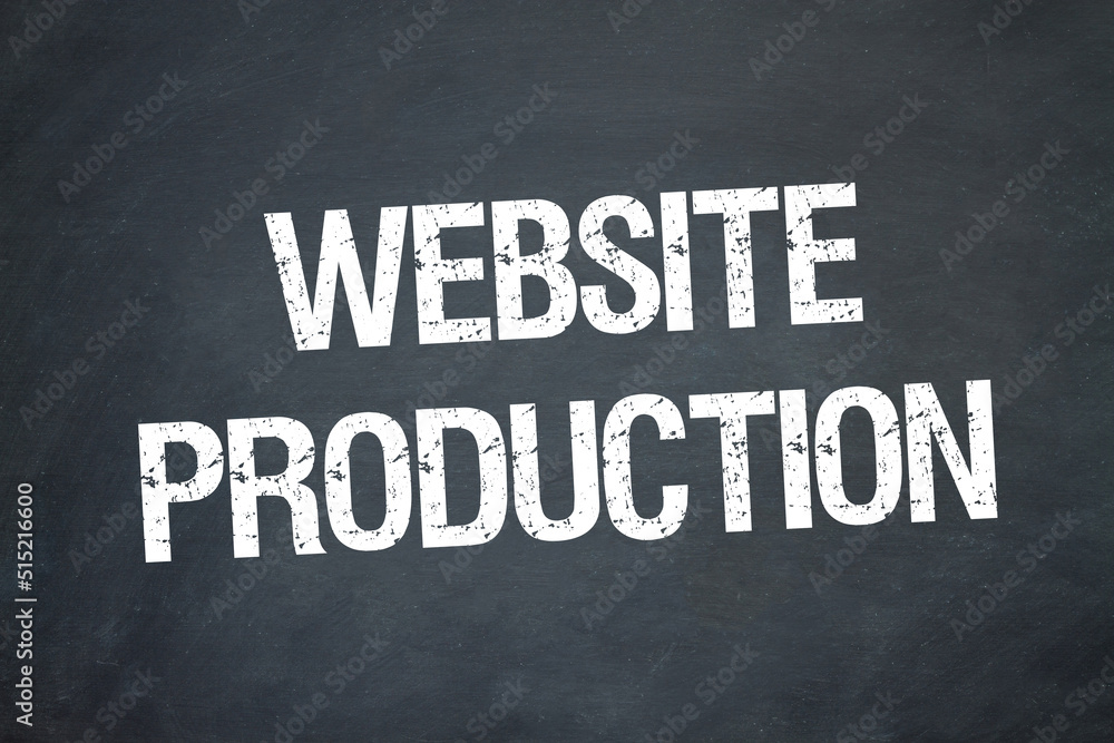 Fototapeta premium Website Production