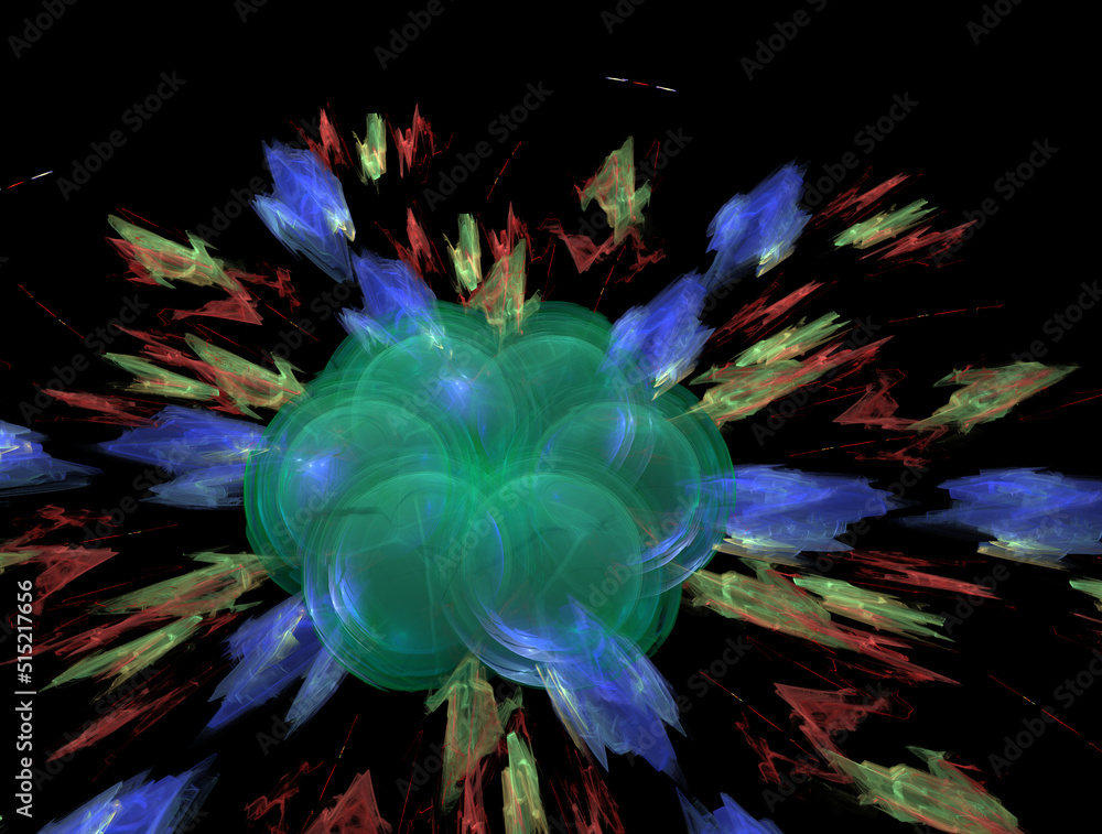 Obraz premium Imaginatory fractal abstract background Image