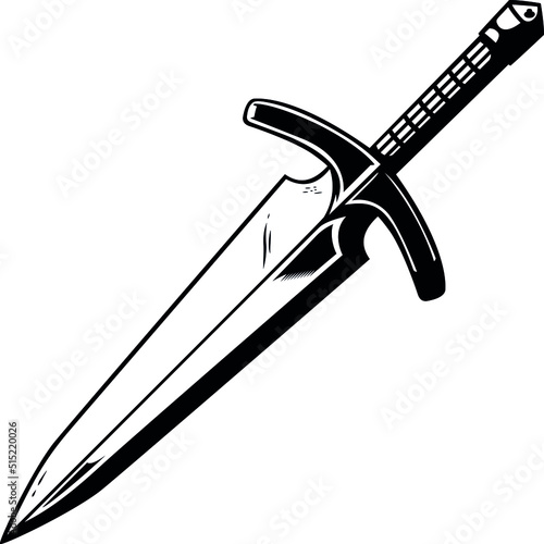 Fantasy Broad Dagger Vector