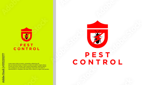 logo illustration vector graphic of pest control