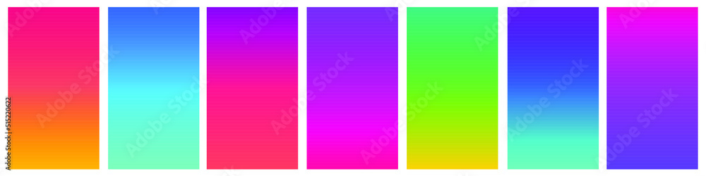 Modern cover template design. Set of trendy colorful gradient vector illustration. Background for flyer, social media post, screen, mobile apps, wallpaper Modern cover template design. Set of trendy colorful gradient vector illustration. Background for flyer, social media post, screen, mobile apps, wallpaper