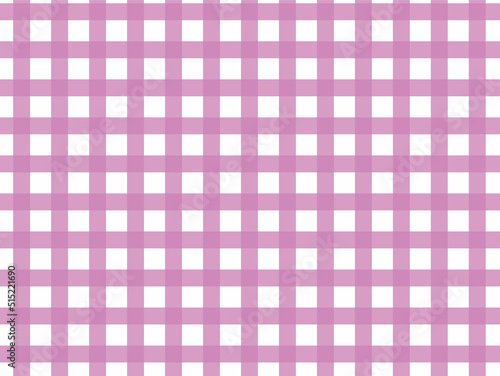 Check pattern design, Buffalo check plaid pattern in rose pink, taffy, light and dark pink, color. Seamless textured tartan set
