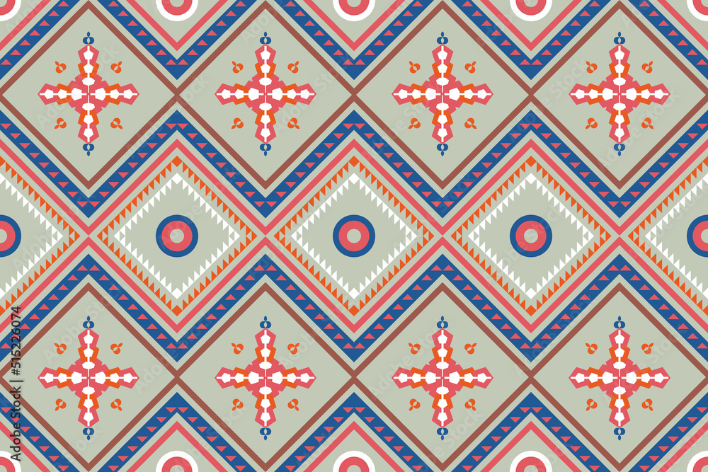 Aztec Ethnic fabric pattern texture design. blue pink fashion textile tile floor, carpet, pillow case. Tribal seamless mosaic. Aztec Ethnic fabric pattern texture design. blue pink fashion textile tile floor, carpet, pillow case. Tribal seamless mosaic.