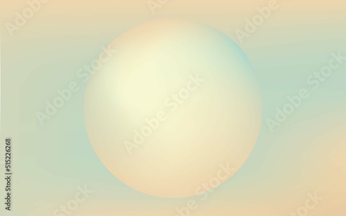 Creative minimal bubbles on the abstract holographic background.