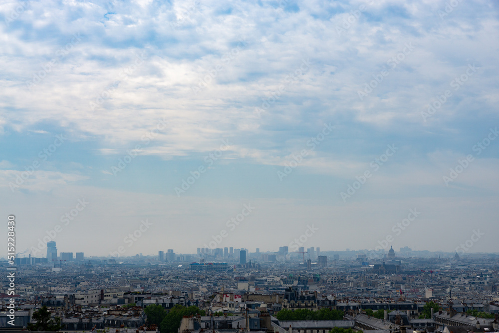 Paris city views from the top