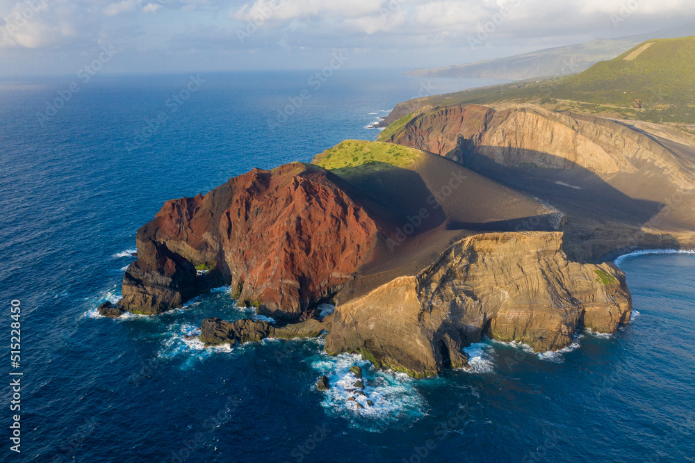 © AmazingAerialAgency - Aerial View of Vulcao dos Capelinhos, Norte Pequeno, Faial Island, Azores, Portugal. © AmazingAerialAgency - Aerial View of Vulcao dos Capelinhos, Norte Pequeno, Faial Island, Azores, Portugal.