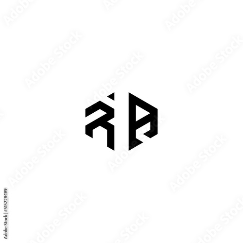 RA geometric abstract concept logo initial concept with high quality logo design