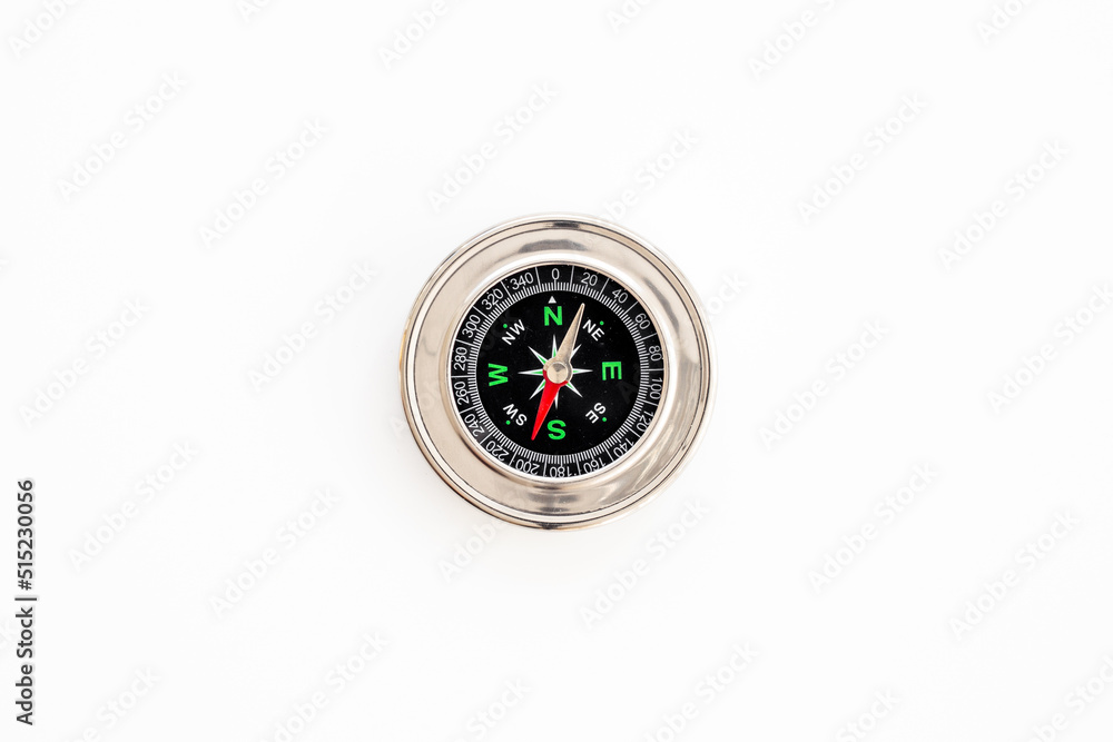 Compass close up. Business navigates recovery concept Compass close up. Business navigates recovery concept